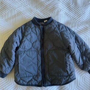 Zara Kids blue Quilted Puffer Jacket